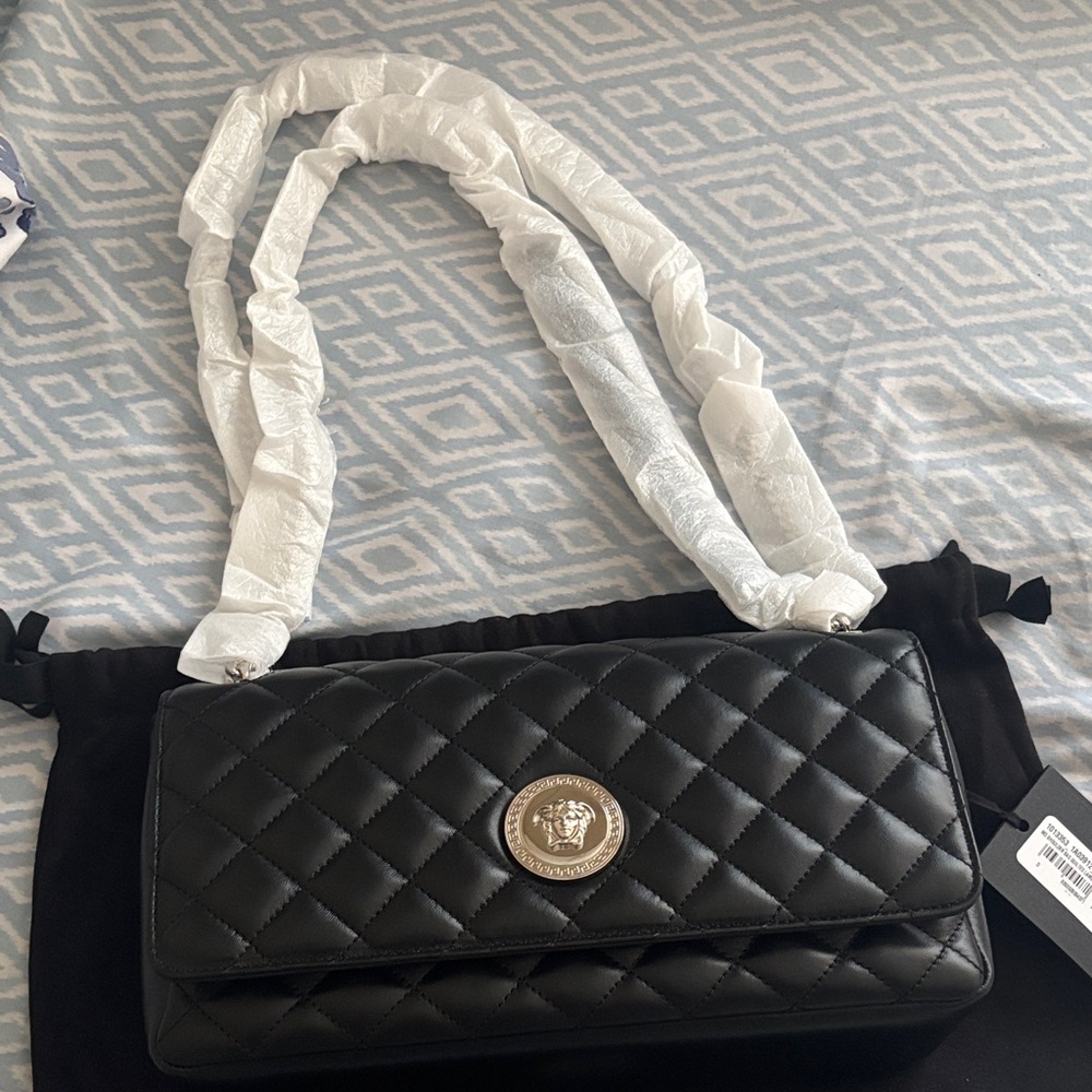 Black Quilted Shoulder Bag